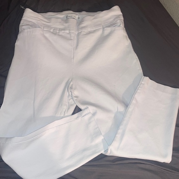 New York & Company Pants - New York and Company white stretch ankle pants XL petite